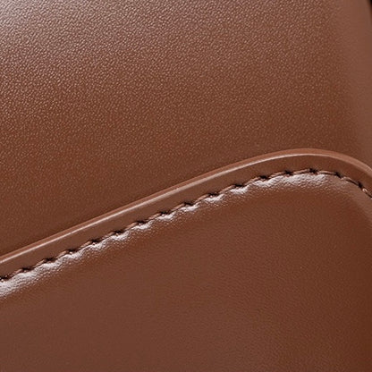 Women’s Genuine Leather Vintage Crossbody Shoulder Baguette Bag