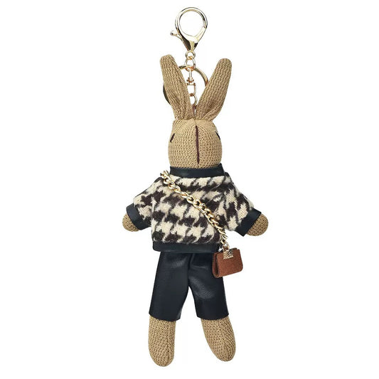 Encanto para bolso Belle con conejito esponjoso