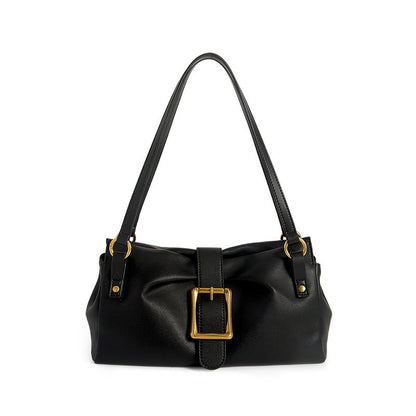 2025 Spring New Women’s Genuine Leather Handheld & Underarm Baguette Bag