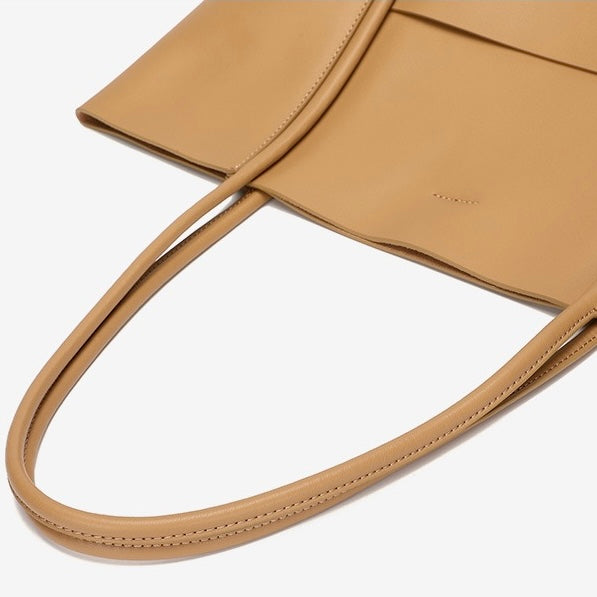 Sommer-Einkaufstasche aus echtem Leder für Damen