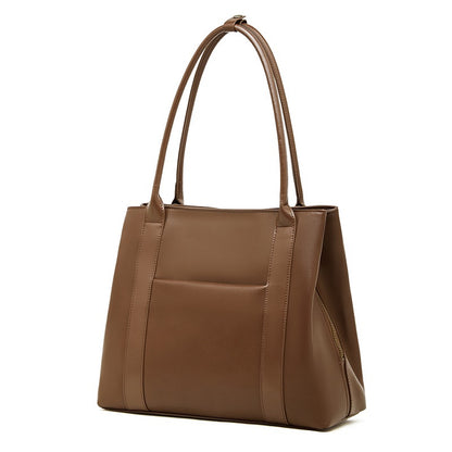 Women's Structured Executive Genuine Leather Bag