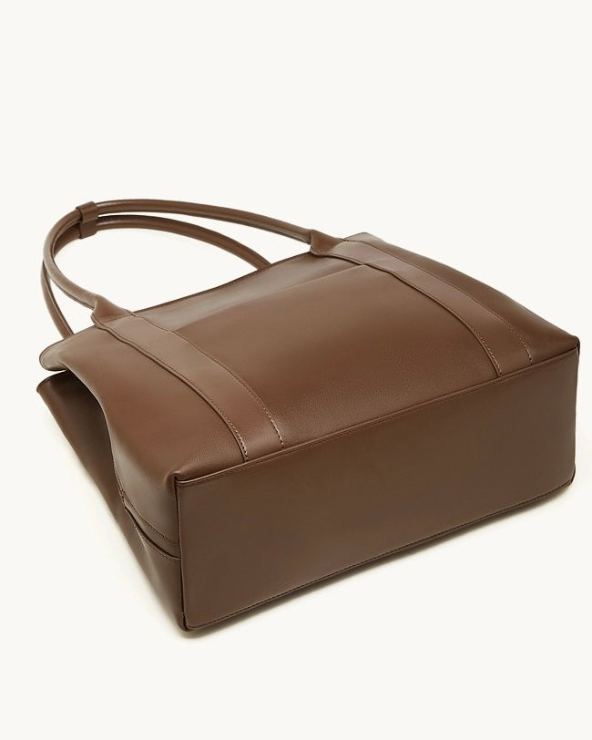 Women's Structured Executive Genuine Leather Bag