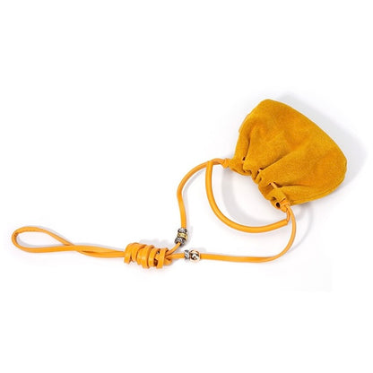 Vintage Frosted Texture Cloud Plissee Mini Handtasche Umhängetasche