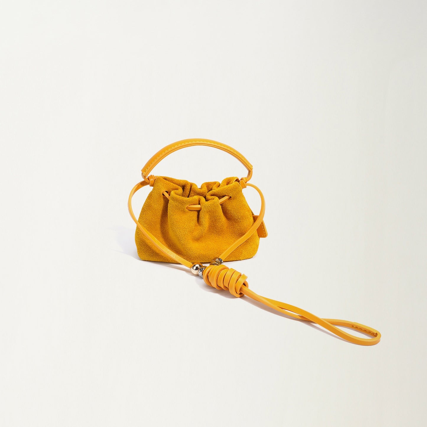 Vintage Frosted Texture Cloud Plissee Mini Handtasche Umhängetasche