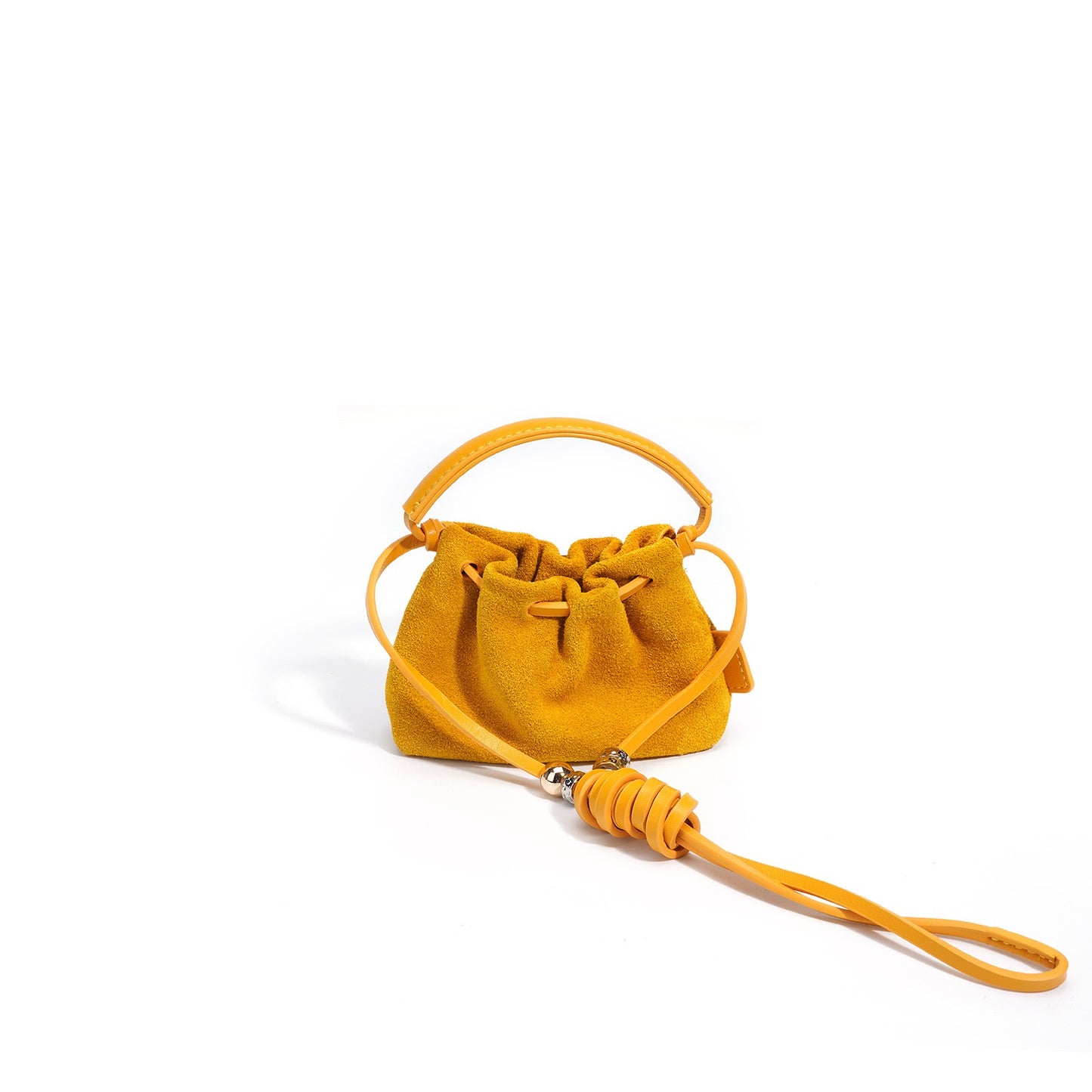 Vintage Frosted Texture Cloud Plissee Mini Handtasche Umhängetasche
