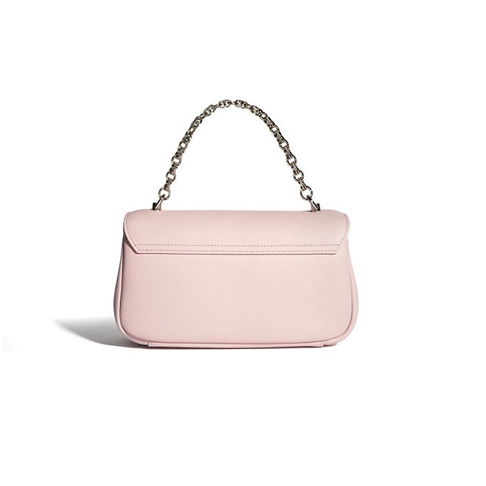Spring Summer Chic Cowhide Mini Square Bag with Lock Closure