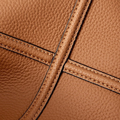 Women’s Genuine Leather Large Capacity Bucket Bag