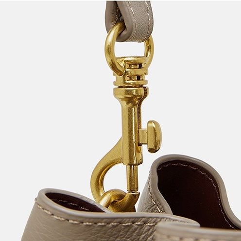 Damen Echtleder Neue Bucket Fringe Handtasche Umhängetasche