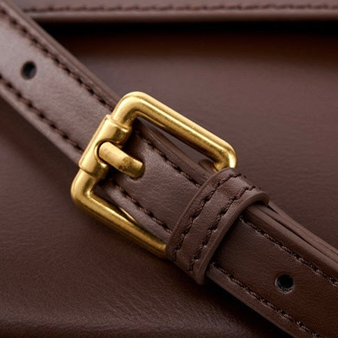 Women’s Genuine Leather Daily Commuter Shoulder Box Bag