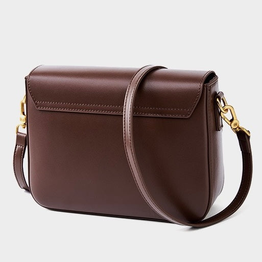 Women’s Genuine Leather Daily Commuter Shoulder Box Bag