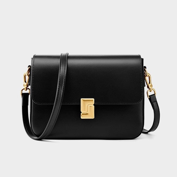 Women’s Genuine Leather Daily Commuter Shoulder Box Bag