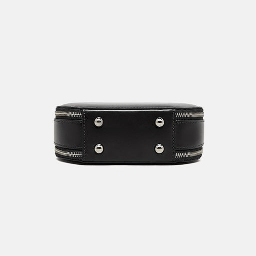 Women's Genuine Leather Unique Apple-Shaped Handbag