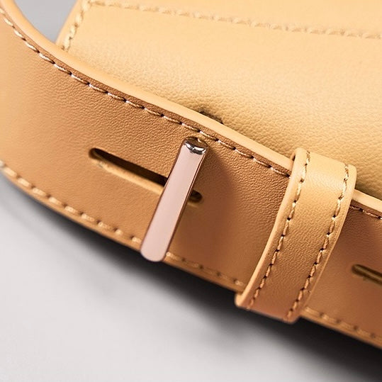 Sac seau surdimensionné en cuir véritable pour femme, à bandoulière et à bandoulière