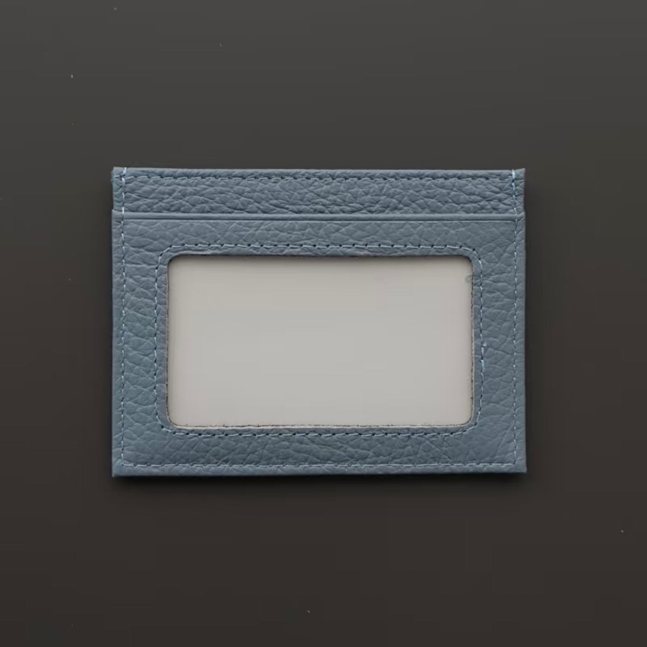 Étui à cartes compact ultra-fin en cuir pleine fleur (multiples emplacements pour cartes)