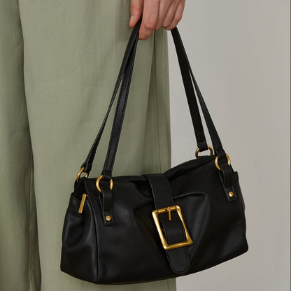 2025 Spring New Women’s Genuine Leather Handheld & Underarm Baguette Bag