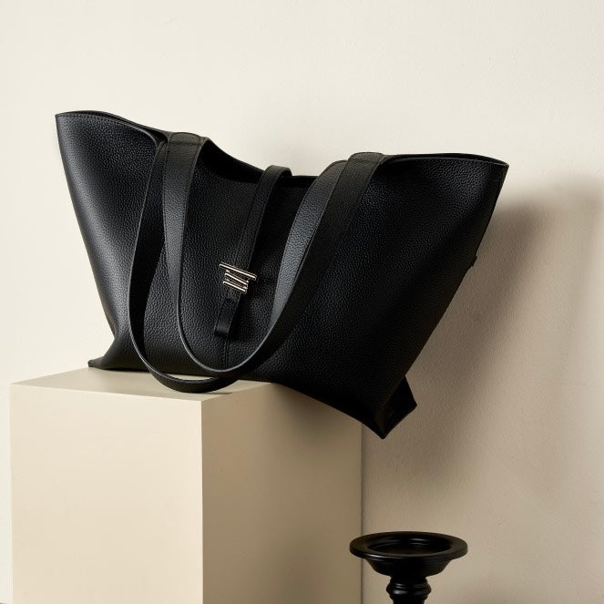 2025 New Women’s Genuine Leather Large Capacity Commuter Tote Bag