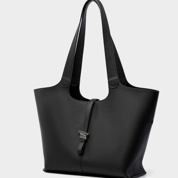 2025 New Women’s Genuine Leather Large Capacity Commuter Tote Bag