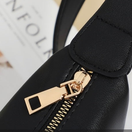 Women's Genuine Leather Underarm Bag - Large Capacity Crossbody Shoulder Bag for Spring Summer Commuting
