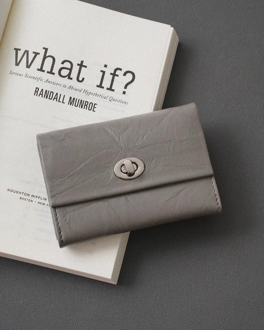 Crackle Leather Multi-Wallet – Premium Top-Grain Organizer