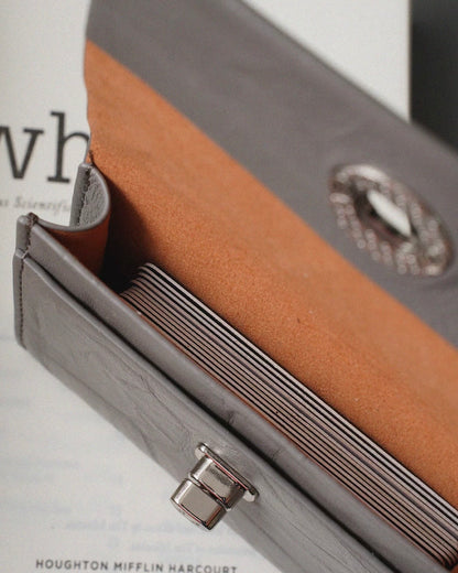 Crackle Leather Multi-Wallet – Premium Top-Grain Organizer