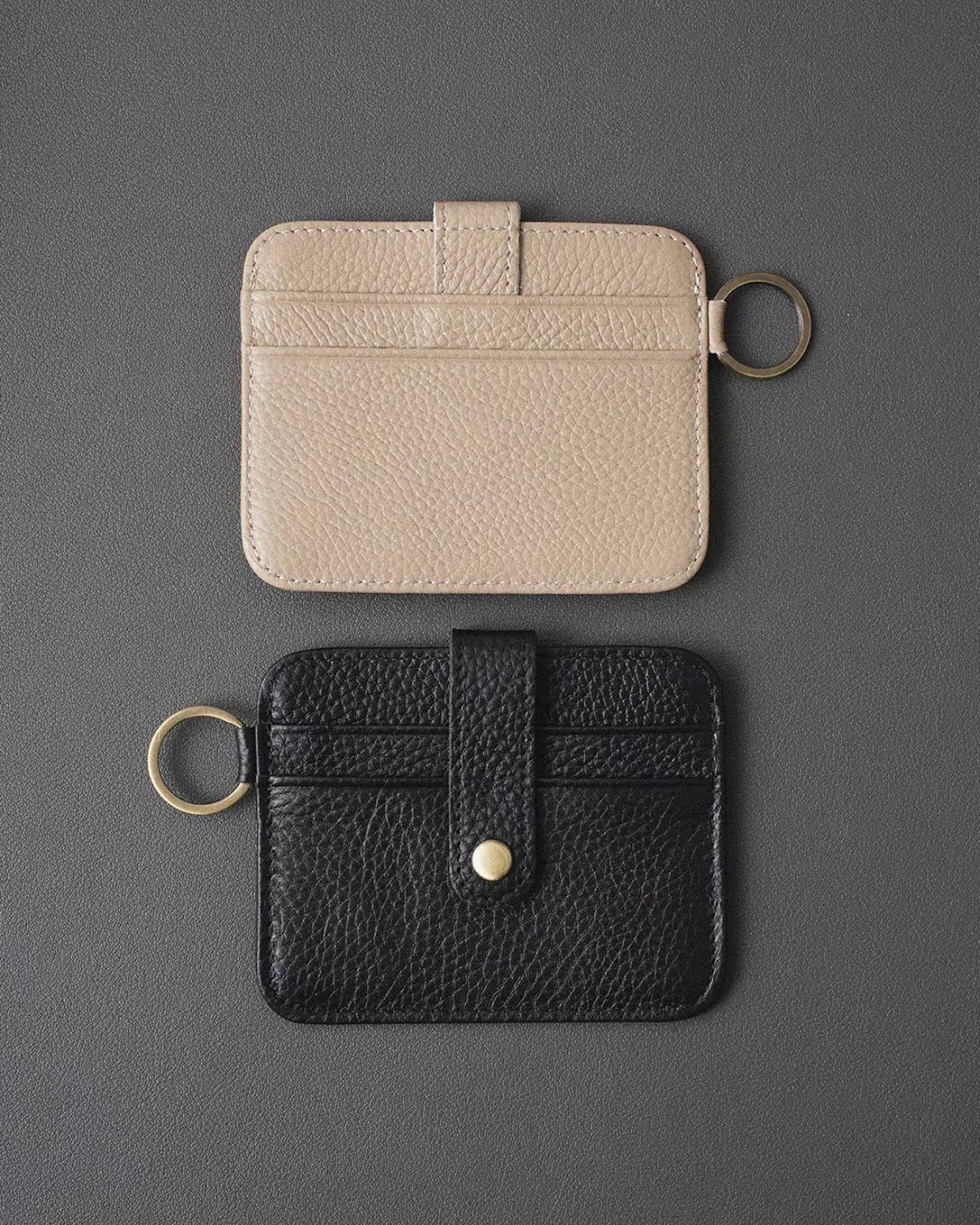 Featherweight Leather Card Key Clip – Ultra-Slim One-Piece Organizer