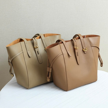 Sac fourre-tout vintage en cuir véritable pour femme avec boucle à cadenas