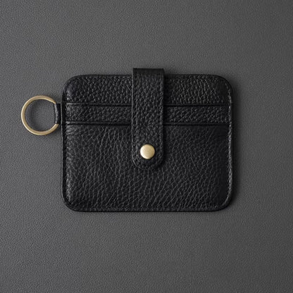 Featherweight Leather Card Key Clip – Ultra-Slim One-Piece Organizer