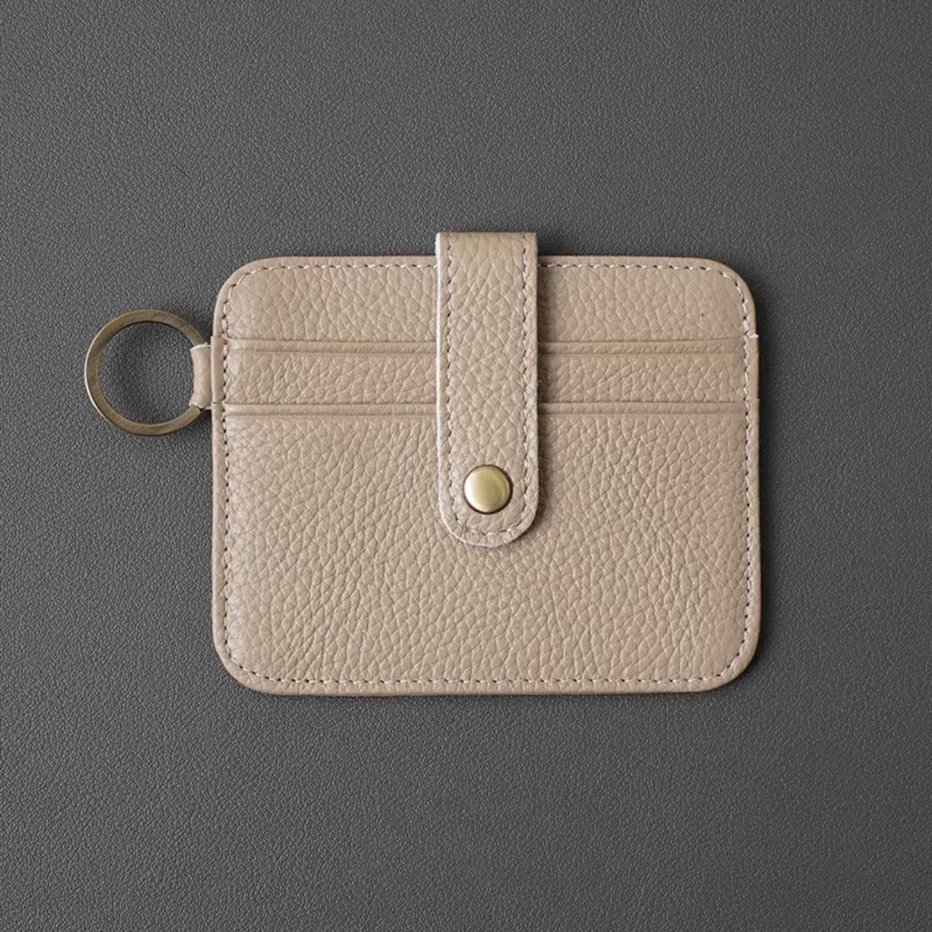 Featherweight Leather Card Key Clip – Ultra-Slim One-Piece Organizer