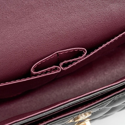 Inspired Quilted Women's Genuine Leather Shoulder Crossbody Bag