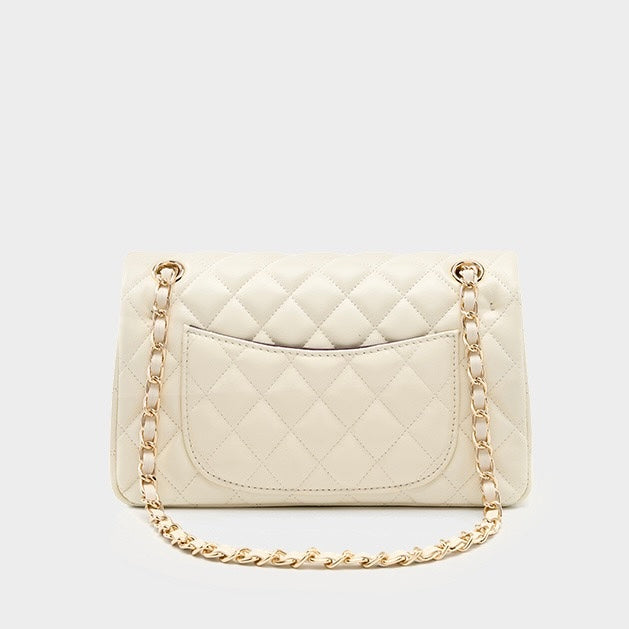 Inspired Quilted Women's Genuine Leather Shoulder Crossbody Bag