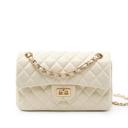 Inspired Quilted Women's Genuine Leather Shoulder Crossbody Bag