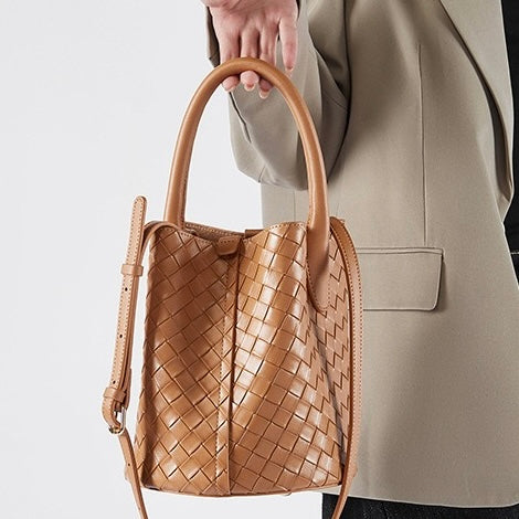 Luxuriöse Umhängetasche aus echtem Leder für Damen