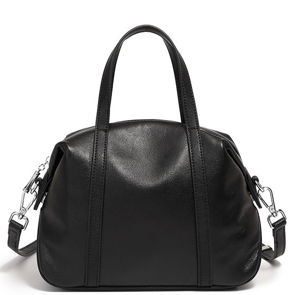 Boston Pillow Bag aus echtem Leder für Damen