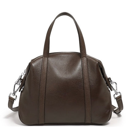 Boston Pillow Bag aus echtem Leder für Damen