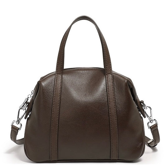Women’s Genuine Leather Boston Pillow Bag