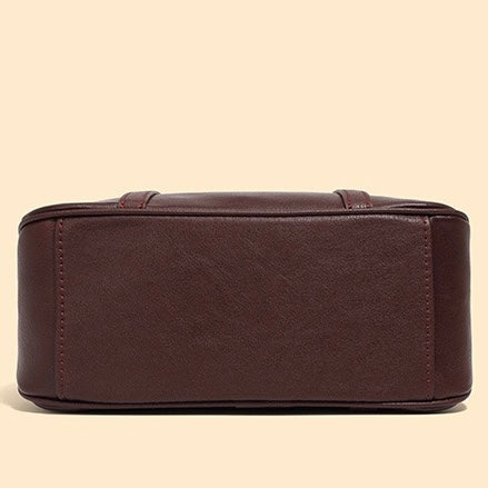 Boston Pillow Bag aus echtem Leder für Damen