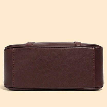 Boston Pillow Bag aus echtem Leder für Damen
