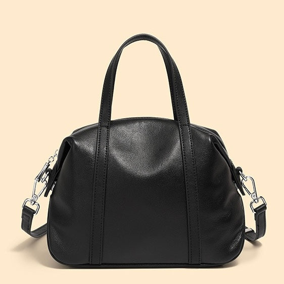 Boston Pillow Bag aus echtem Leder für Damen