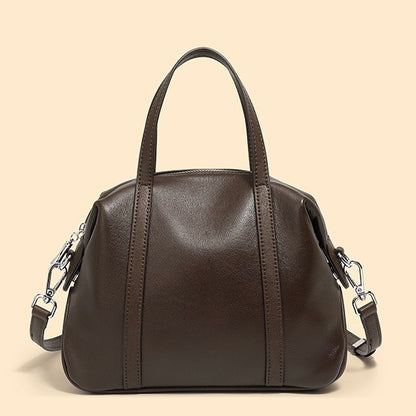 Boston Pillow Bag aus echtem Leder für Damen