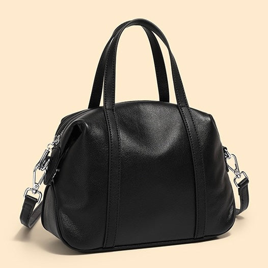 Boston Pillow Bag aus echtem Leder für Damen