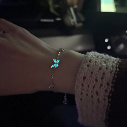 [Edición Limitada] Pulsera Mariposa Púrpura de Sueño Luminoso