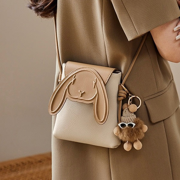 Rabbit - Inspired Women's Genuine Leather Mini Crossbody Phone Bag ...