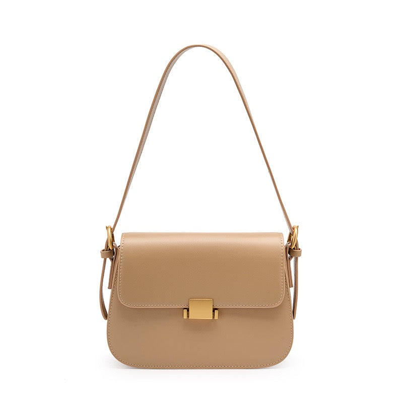 Luxury Minimalist Women's Genuine Leather Shoulder Crossbody Bag