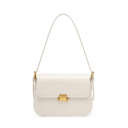 Luxury Minimalist Women's Genuine Leather Shoulder Crossbody Bag