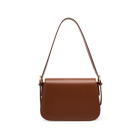 Luxury Minimalist Women's Genuine Leather Shoulder Crossbody Bag