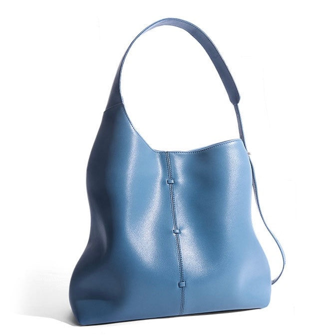 Spring Summer Women's Genuine Leather Large Capacity Premium Underarm Handheld Tote Shoulder Bag