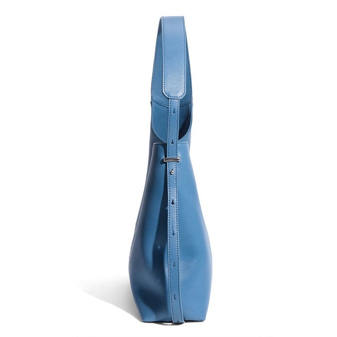 Spring Summer Women's Genuine Leather Large Capacity Premium Underarm Handheld Tote Shoulder Bag