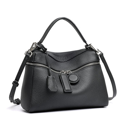 Chic Genuine Leather Square Pillow Clutch Bag