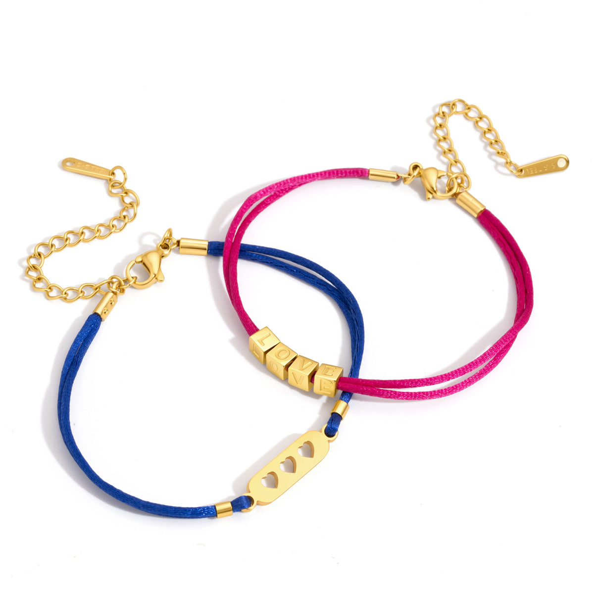Vibrant Dopamine Iconic Charm Woven Cord Bracelet