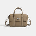Classic Elegant Genuine Leather Flap Crossbody Shoulder Bag